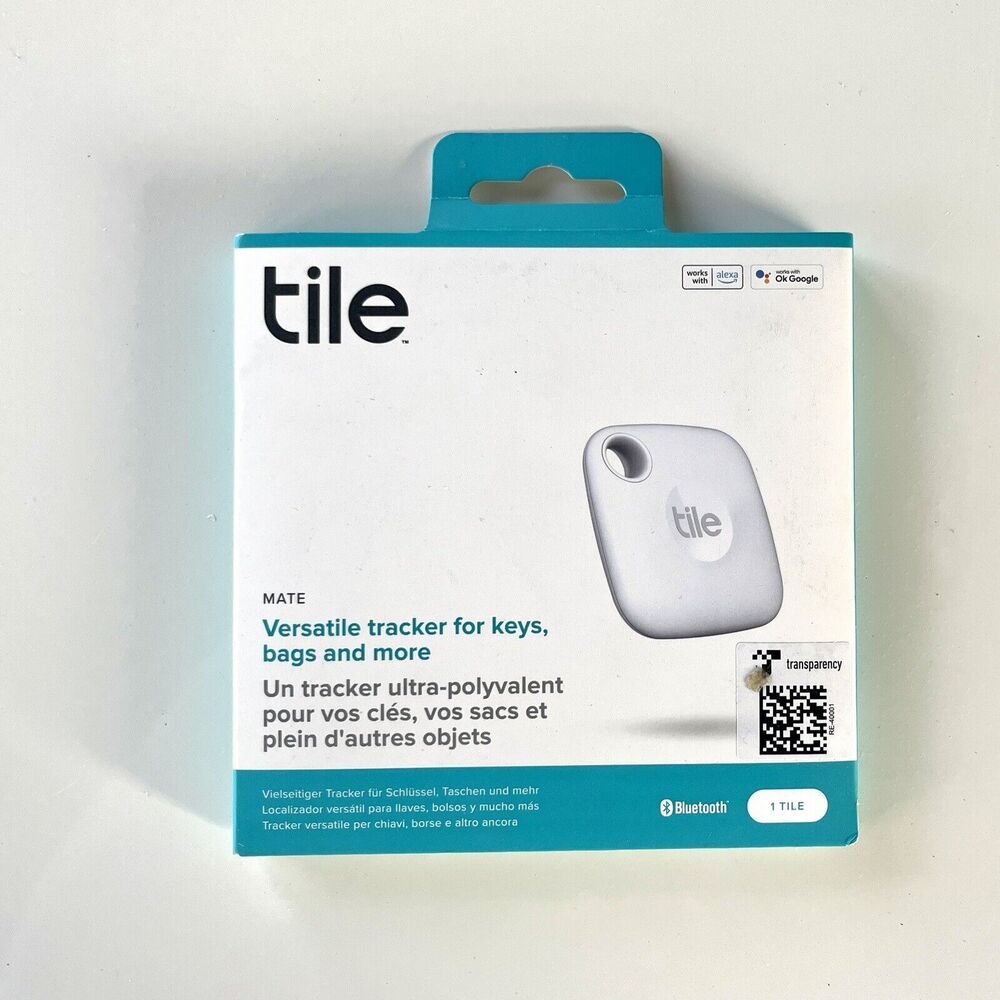 NEW Tile Mate GPS Bluetooth Item Tracker White